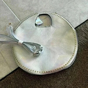 Silver Metallic Handbag